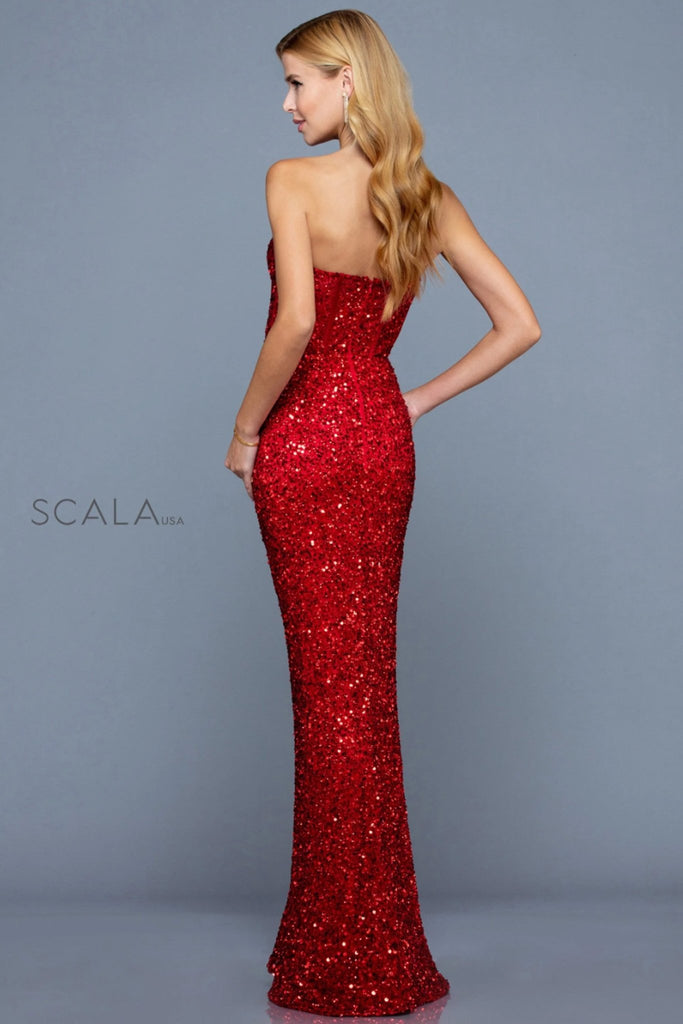 Strapless Corset Evening Dress - 60227