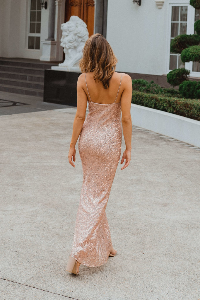 Sydney Sequin Bridesmaids Dress – TO860