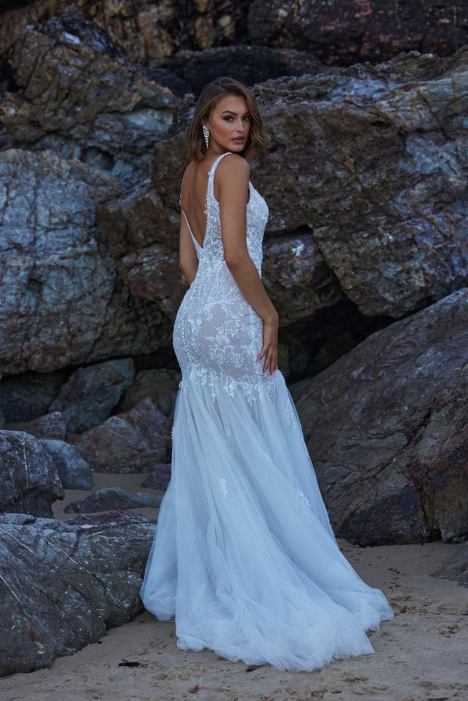 Tam Plunging Mermaid Wedding Dress – TC386