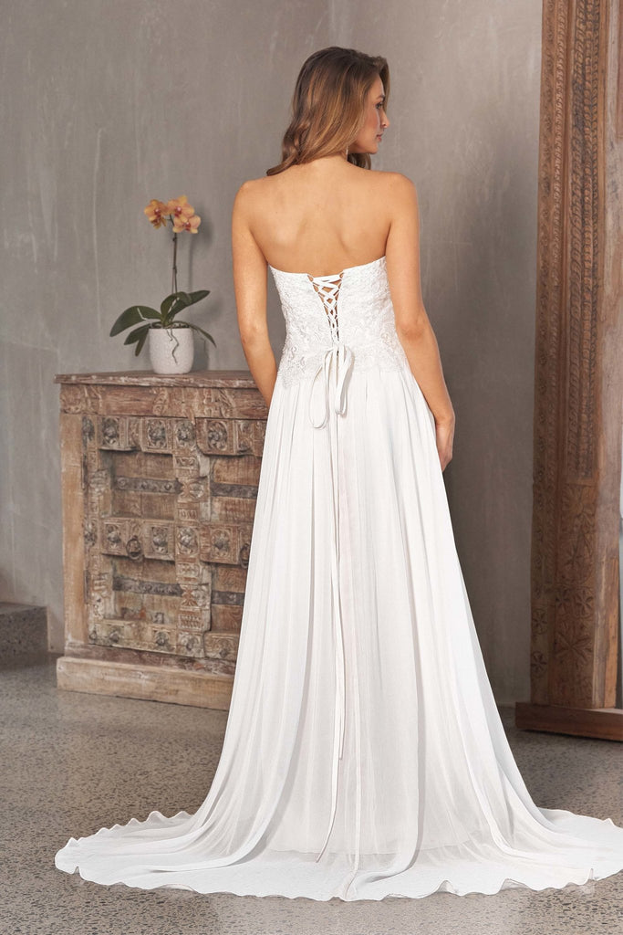 Victoria Lace-Up Sweetheart Wedding Dress – TC242