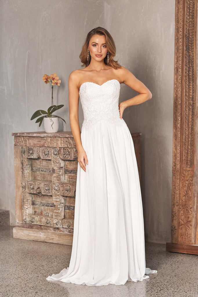 Victoria Lace-Up Sweetheart Wedding Dress – TC242