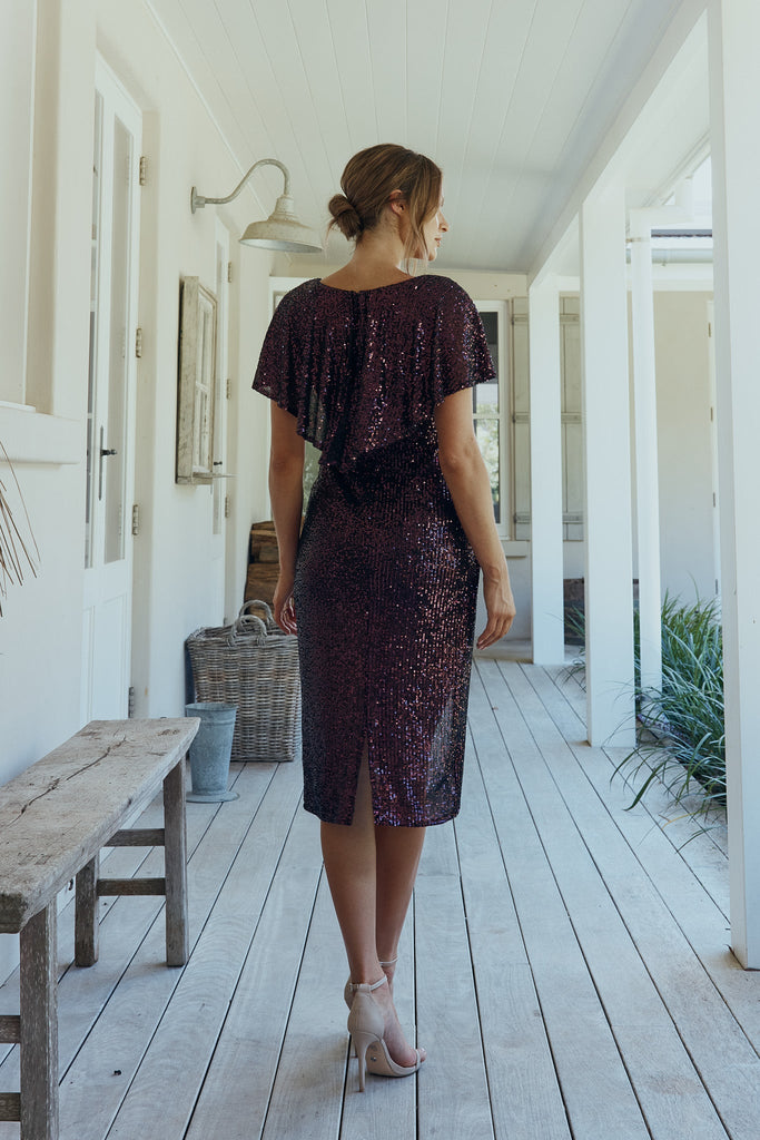 Yolanda Sequin Cocktail Dress - MO2351 by Tania Olsen Designs